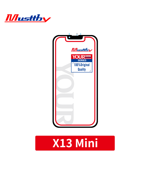 Стекло для переклейки iPhone 13 mini + OCA Musttby YourGlass Original